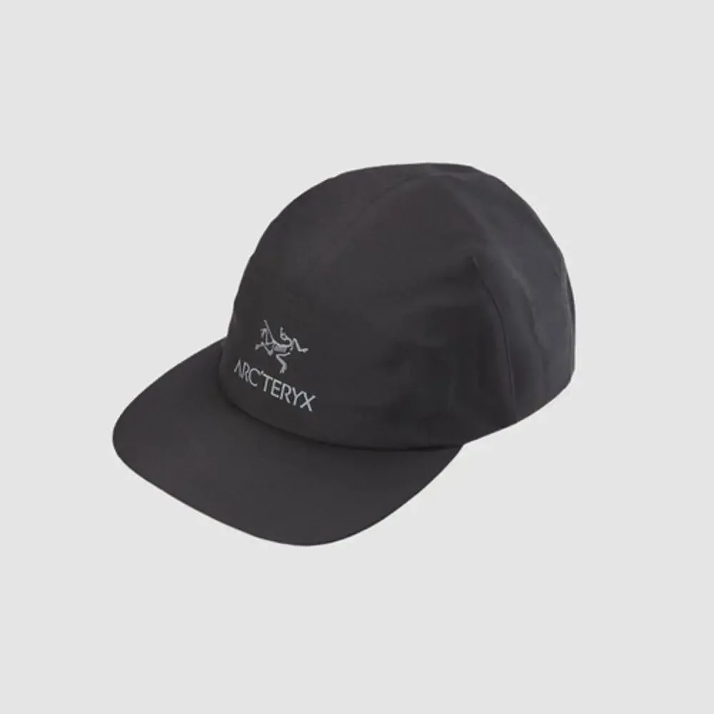 Arc'teryx Gore Tex 5 Panel Performance Cap Lightweight Outdoor Hat Black